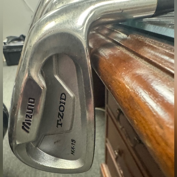 Mizuno T-Zoid MX-15 Iron set 3-9 great condition - Picture 2 of 5